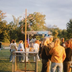The DJ Trailer bei einer Party in der Region Worms