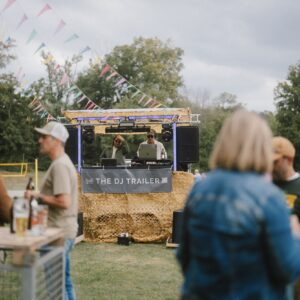 Sound- und Lichttechnik im Trailer