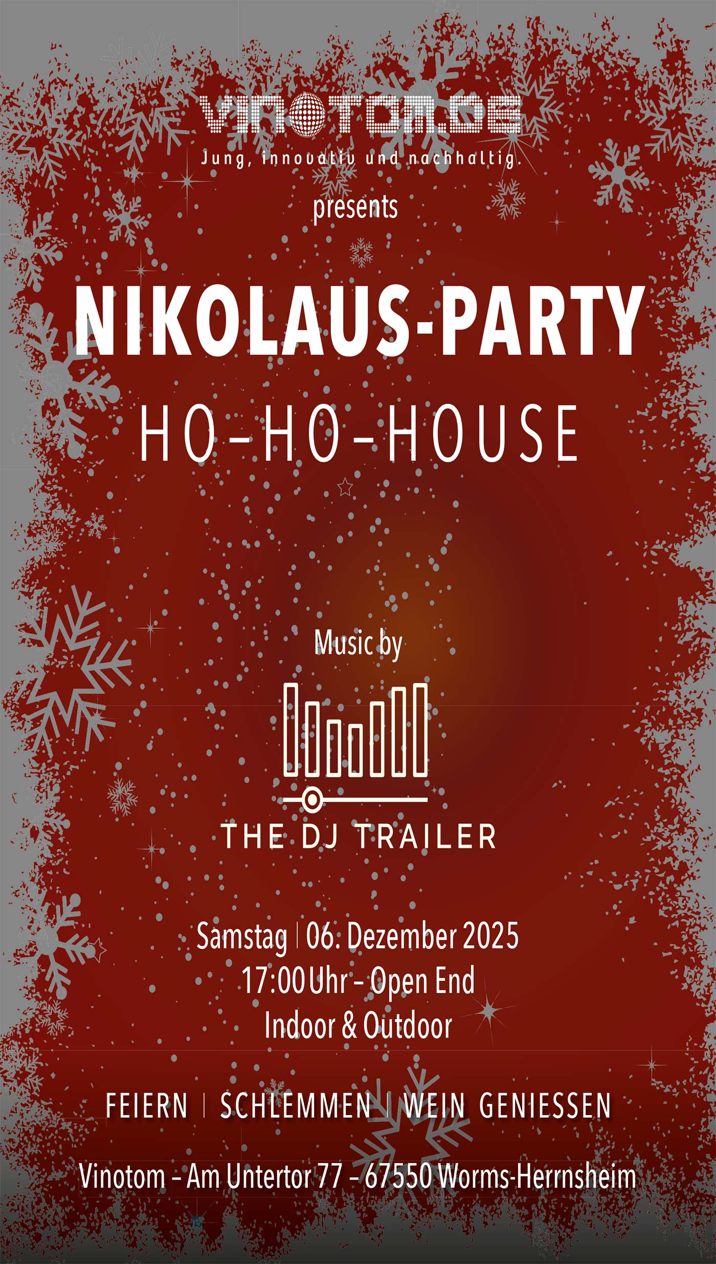 Ho-Ho-House Nikolausparty 2025 bei Vinotom